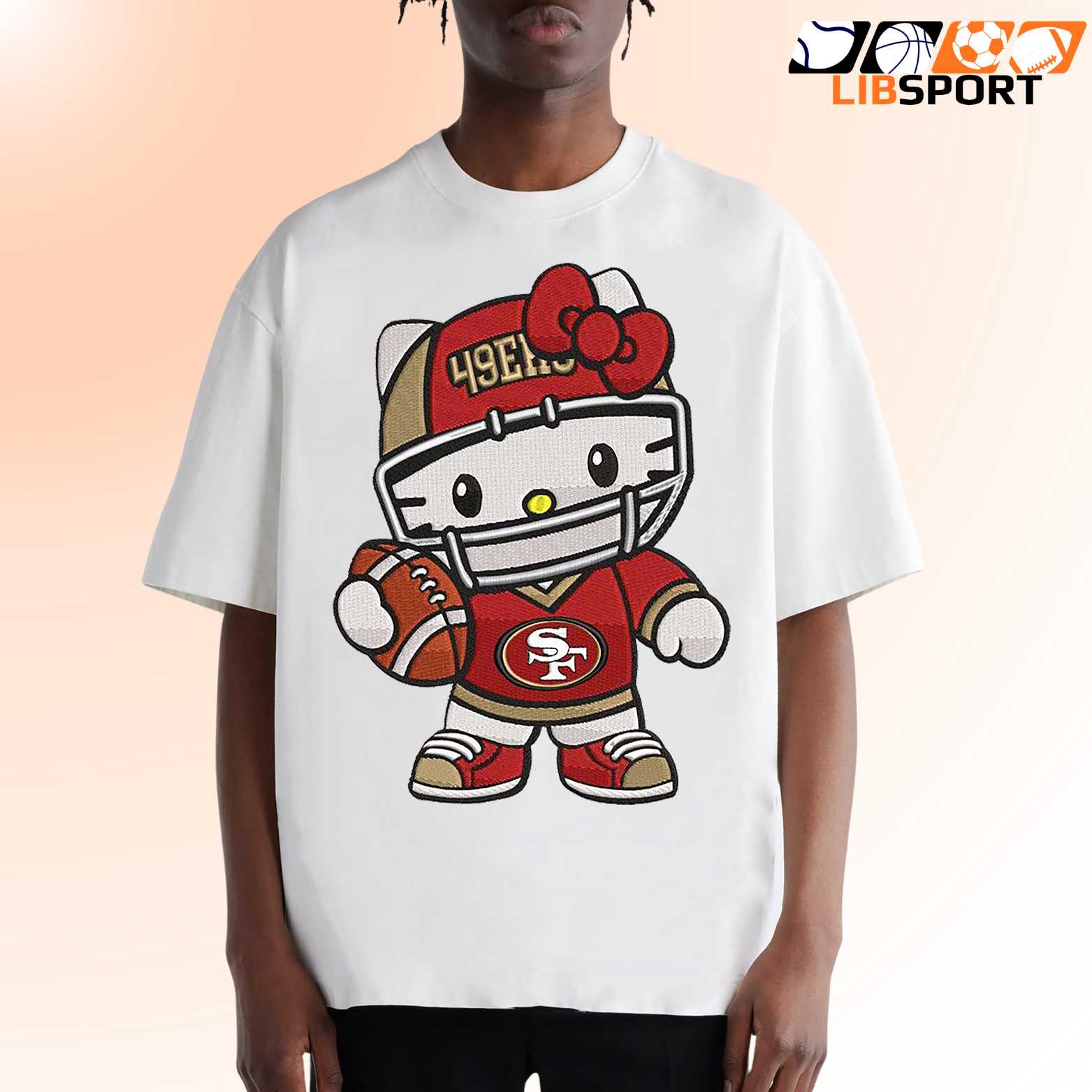 Hello Kitty San Francisco 49ers T-Shirt, Cute Nfl Football Fan Shirt, Game Day Tee